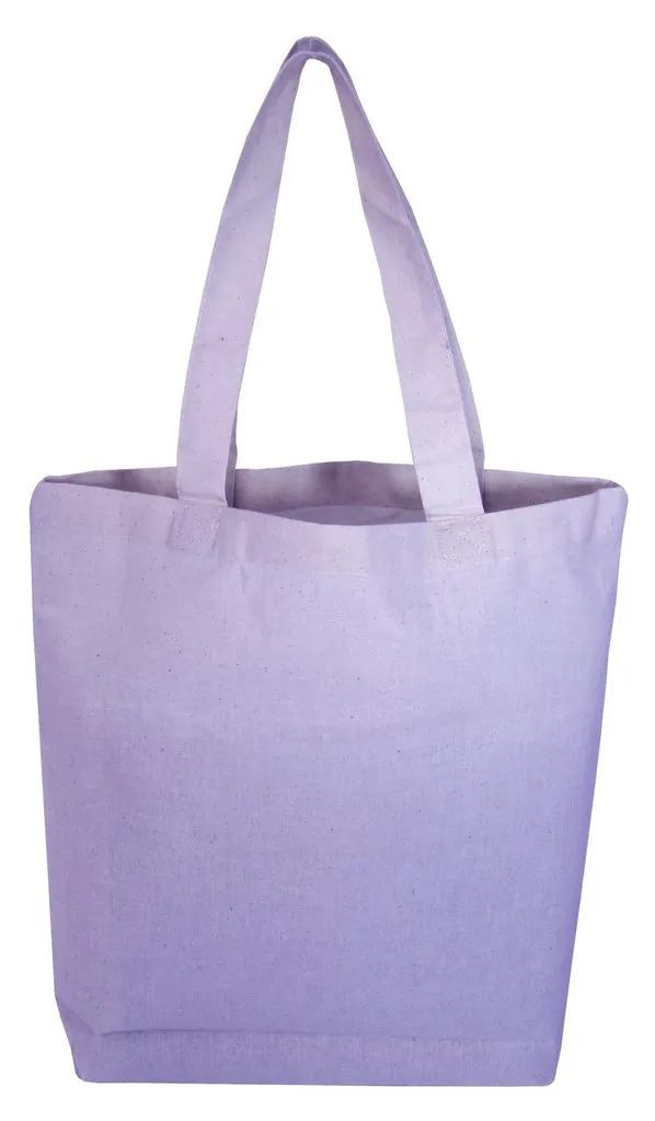 240 ct Economical 100% Cotton Tote Bags with Bottom Gusset - By Case