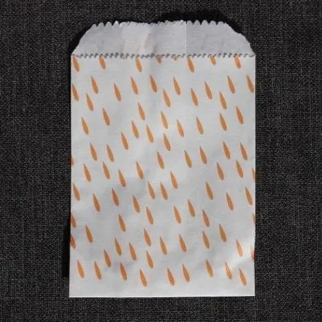 25 mini patterned paper bags