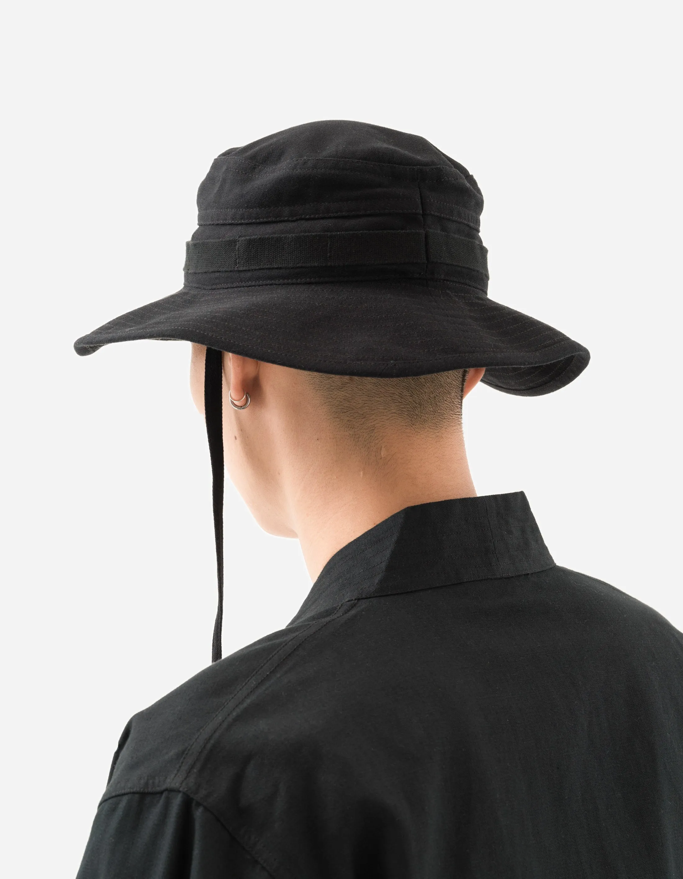 6029 Hemp Boonie Hat Black