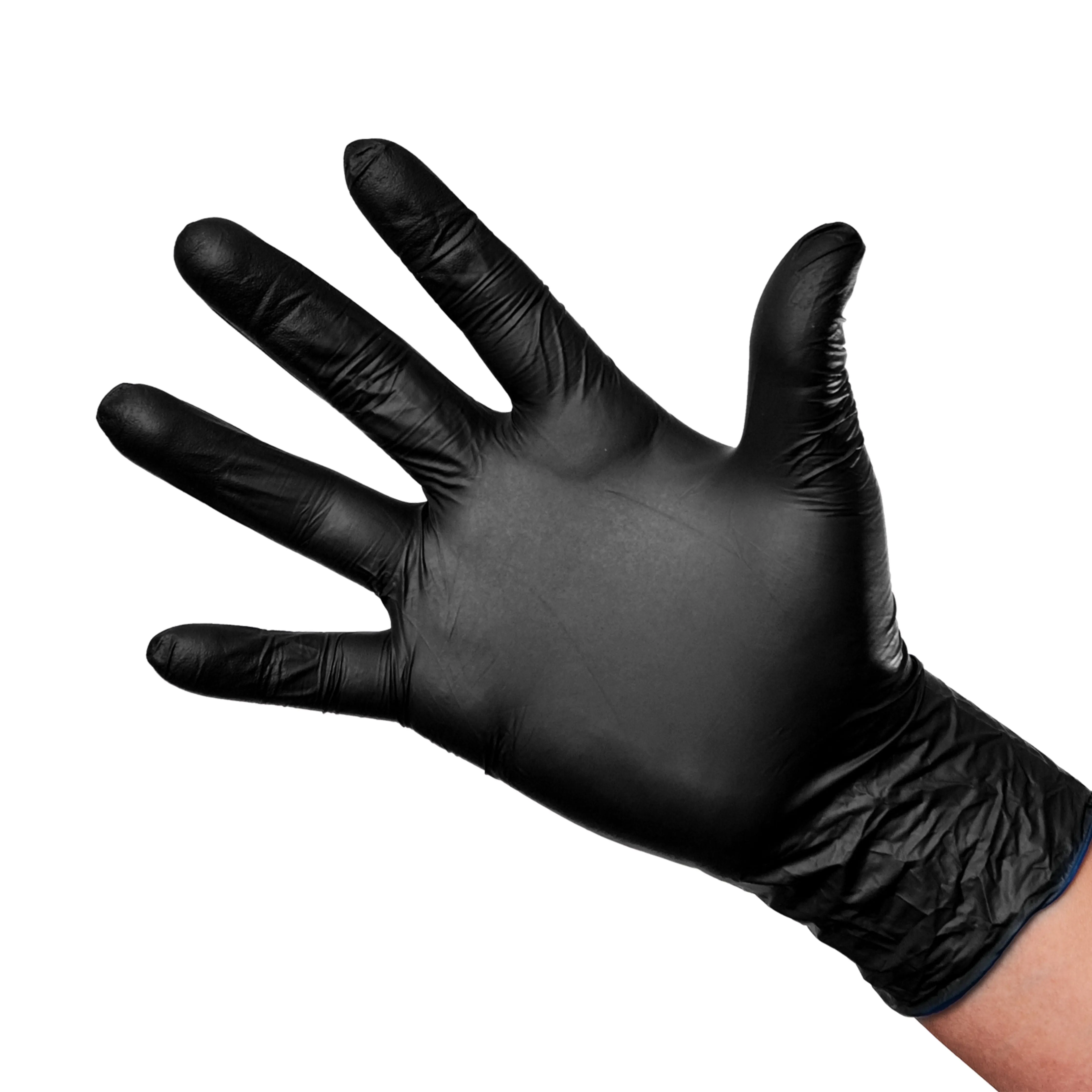 Angelus Black Nitrile Gloves Large Box Of 100