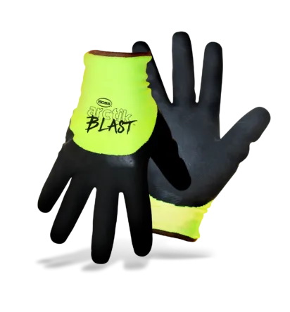 BOSS Boss® Arctik Blast™ High–vis Green Textured Latex Palm