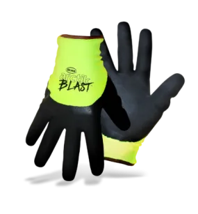 BOSS Boss® Arctik Blast™ High–vis Green Textured Latex Palm