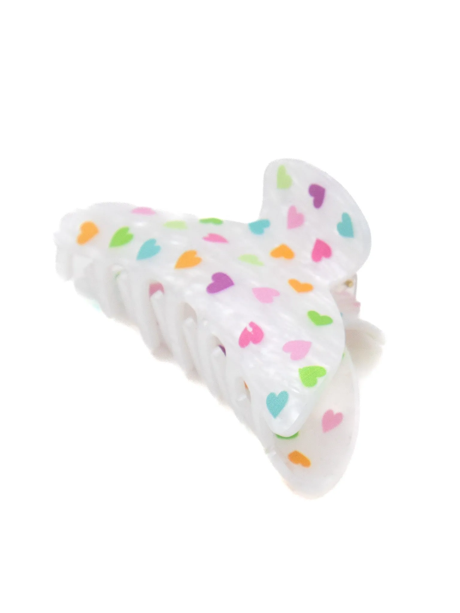 Candy Hearts Claw Clip