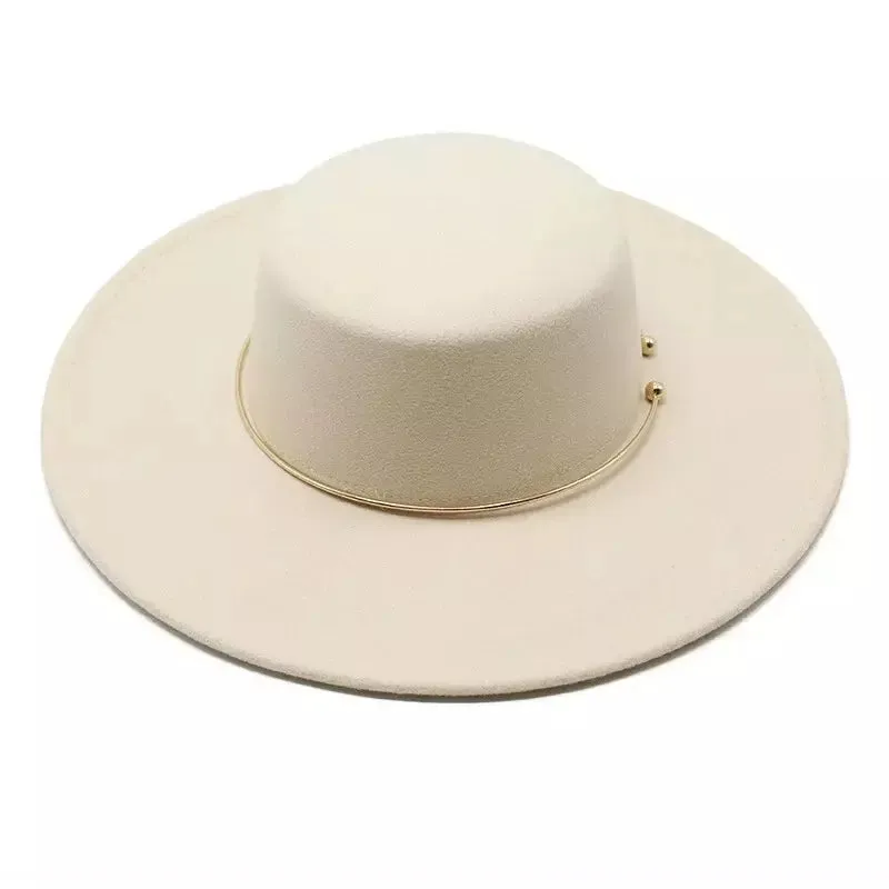 Castelnou Wide Brimmed Boater Hat