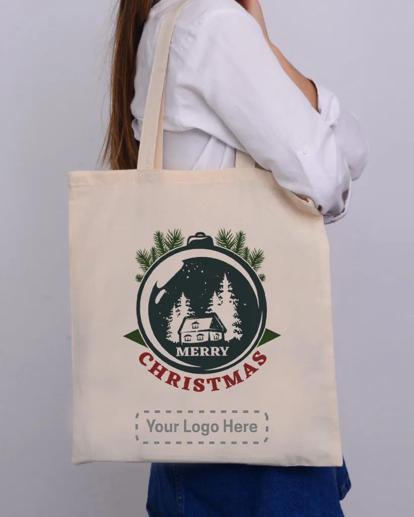 Christmas Snow Globe Tote Bag - Christmas Bags