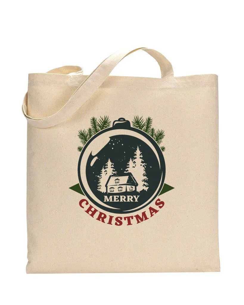 Christmas Snow Globe Tote Bag - Christmas Bags