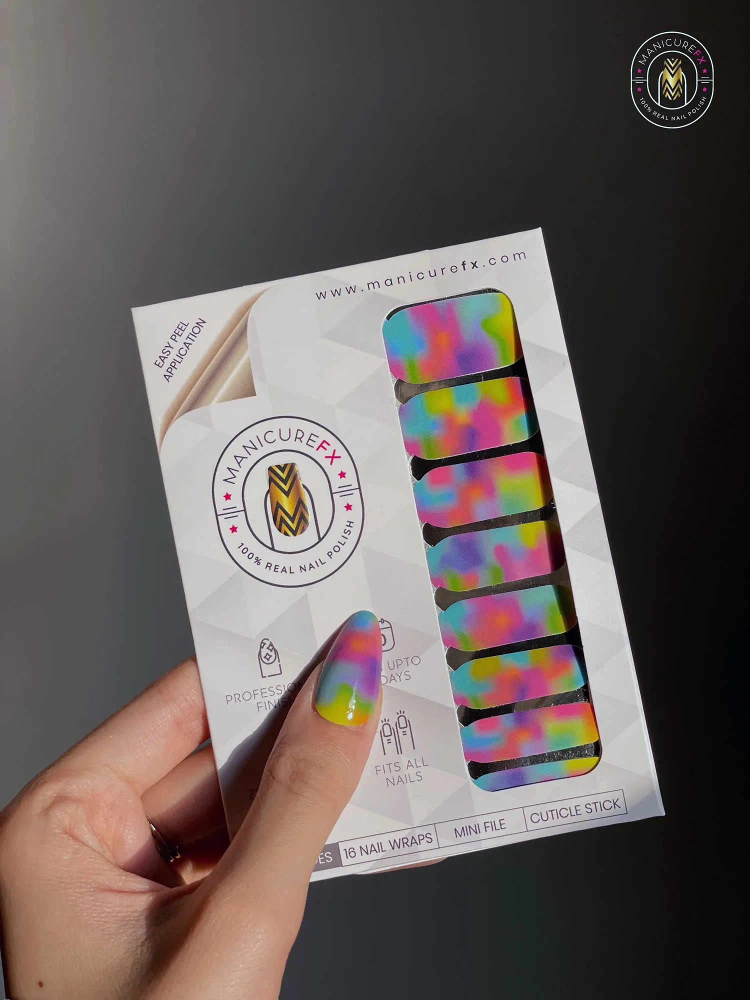 Chromatic Clouds Nails - Nail Wraps (Standard)