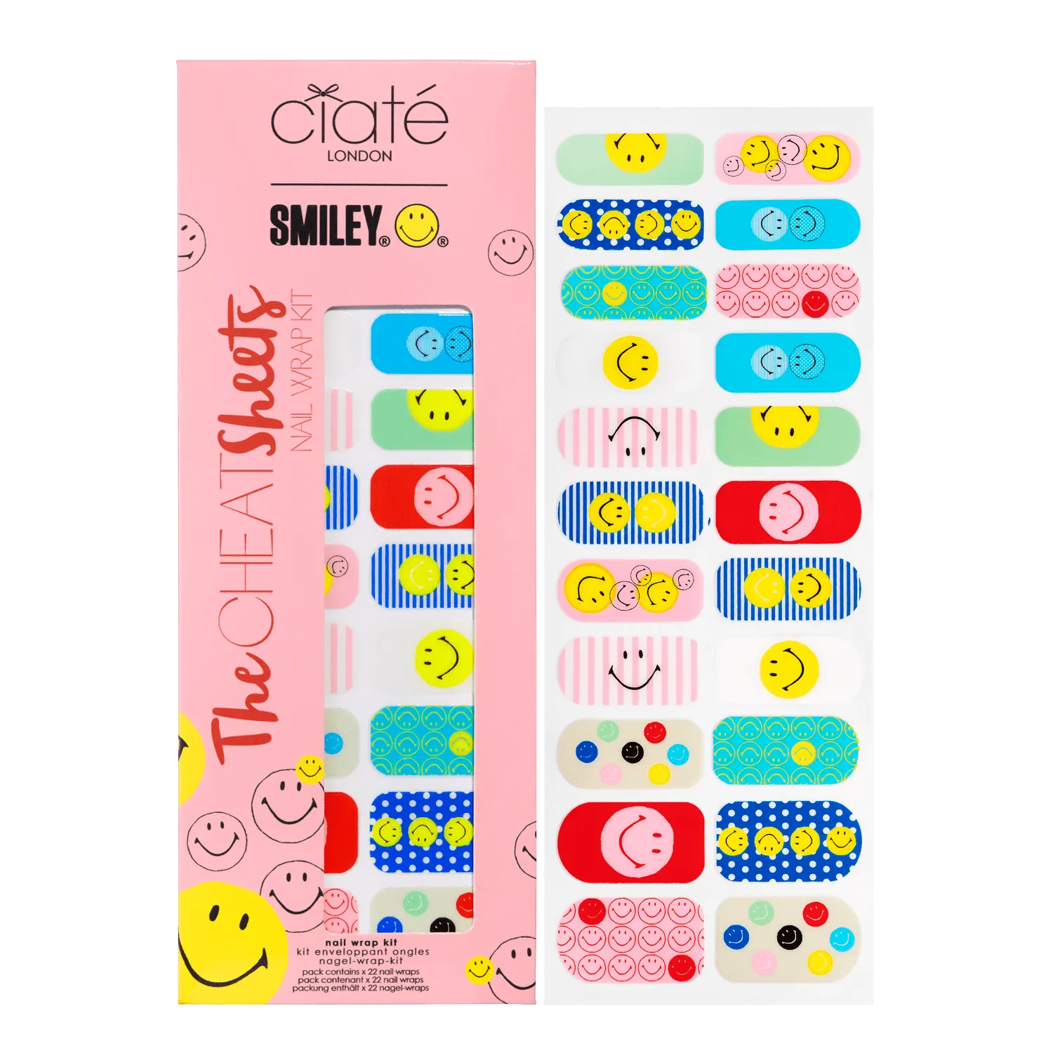 Ciaté London x Smiley® Nail Wraps