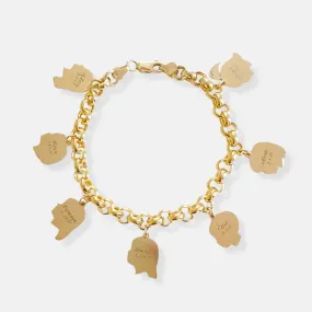 Classic Silhouette Charm Bracelet