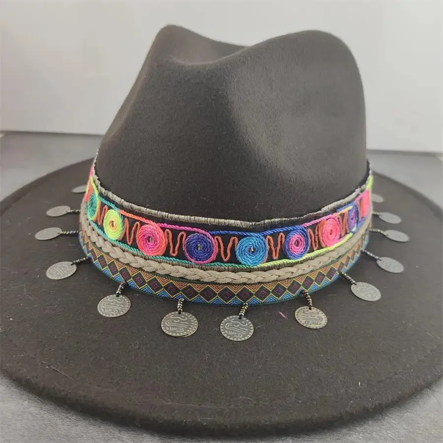 Country Western Stlye Boho Fedora Hats