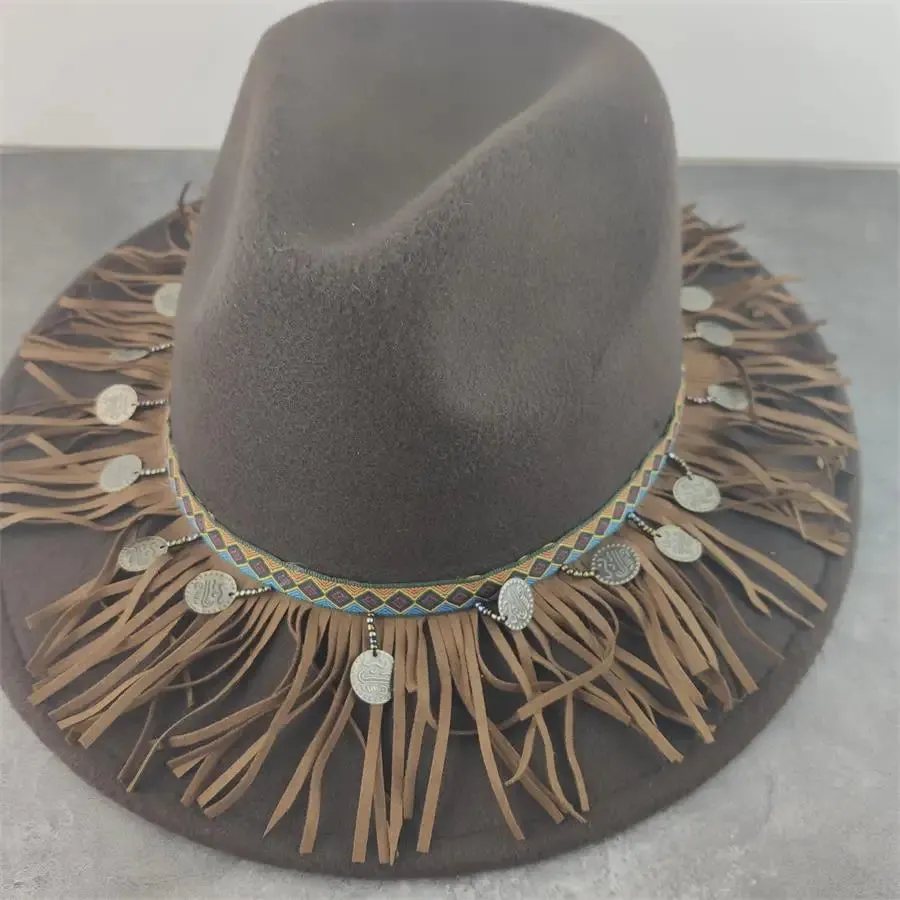 Country Western Stlye Boho Fedora Hats