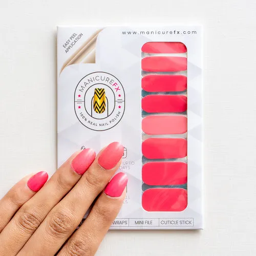 Crimson Red Nails - Nail Wraps (Standard)