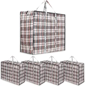 DECO EXPRESS Pack of 5 Large Heavy Duty Storage Bags