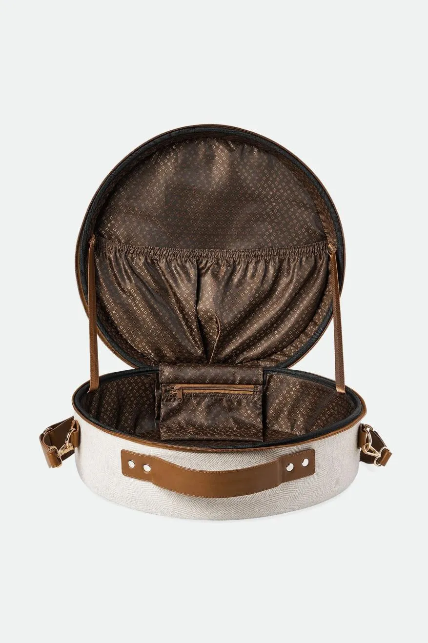 Done Proper Fedora Travel Case - Cream/Beige