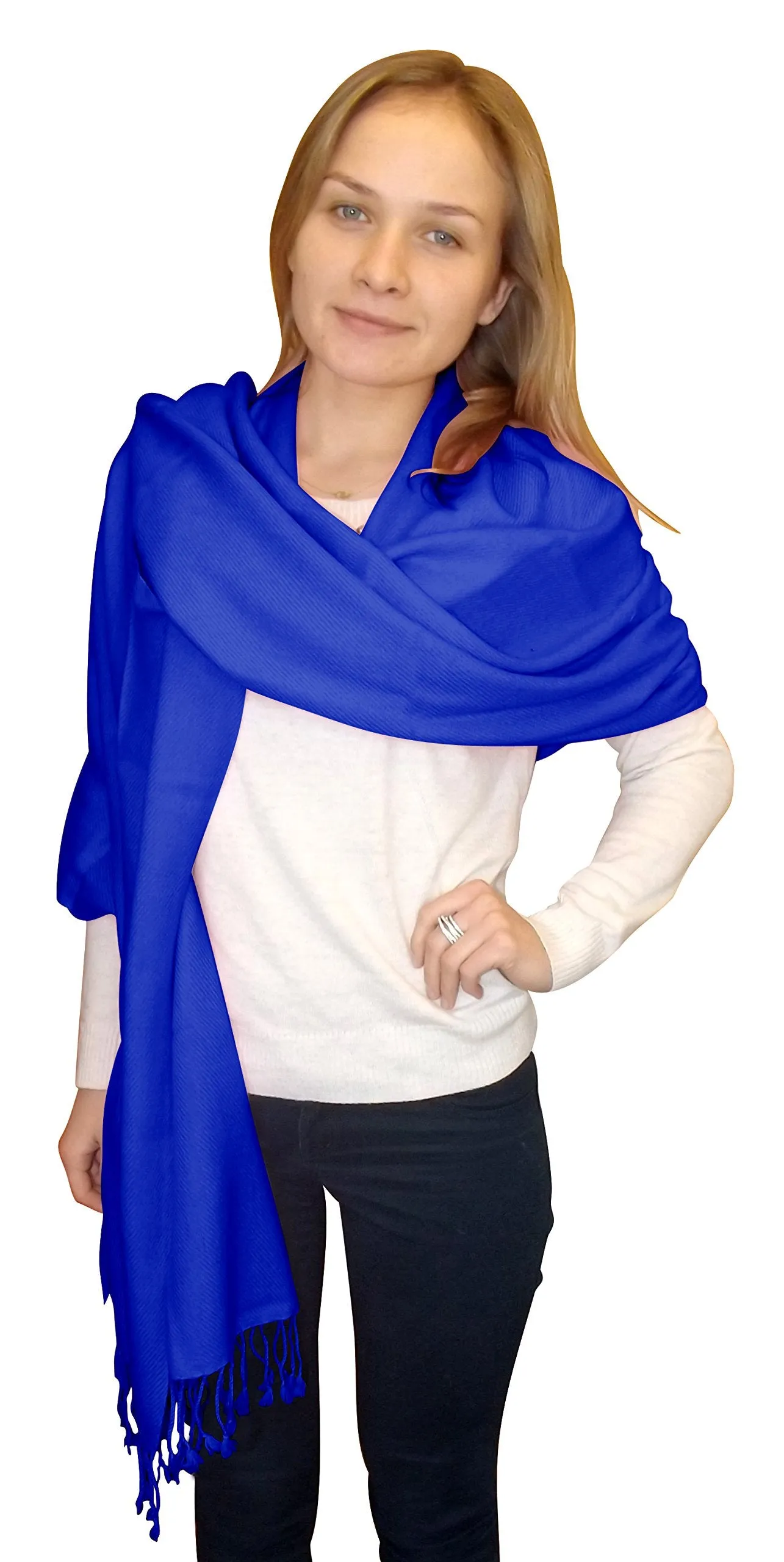 Elegant Soft Luxurious Pashmina Cashmere Wrap shawl stole From Peach Couture