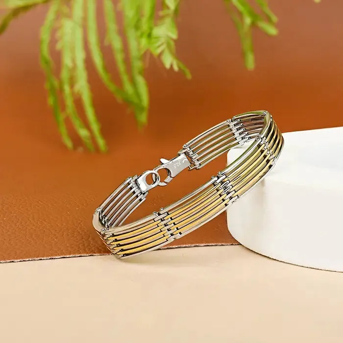 Elegant Striped Bold Bracelet