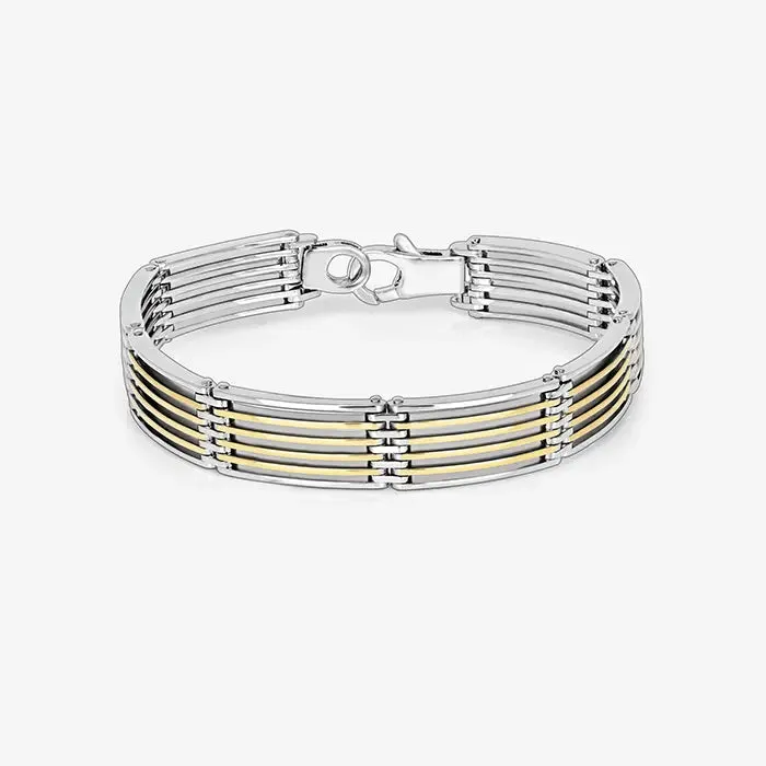 Elegant Striped Bold Bracelet