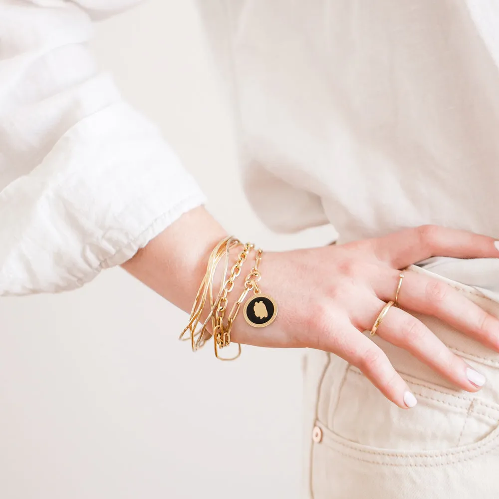 Elongated Chain Bracelet