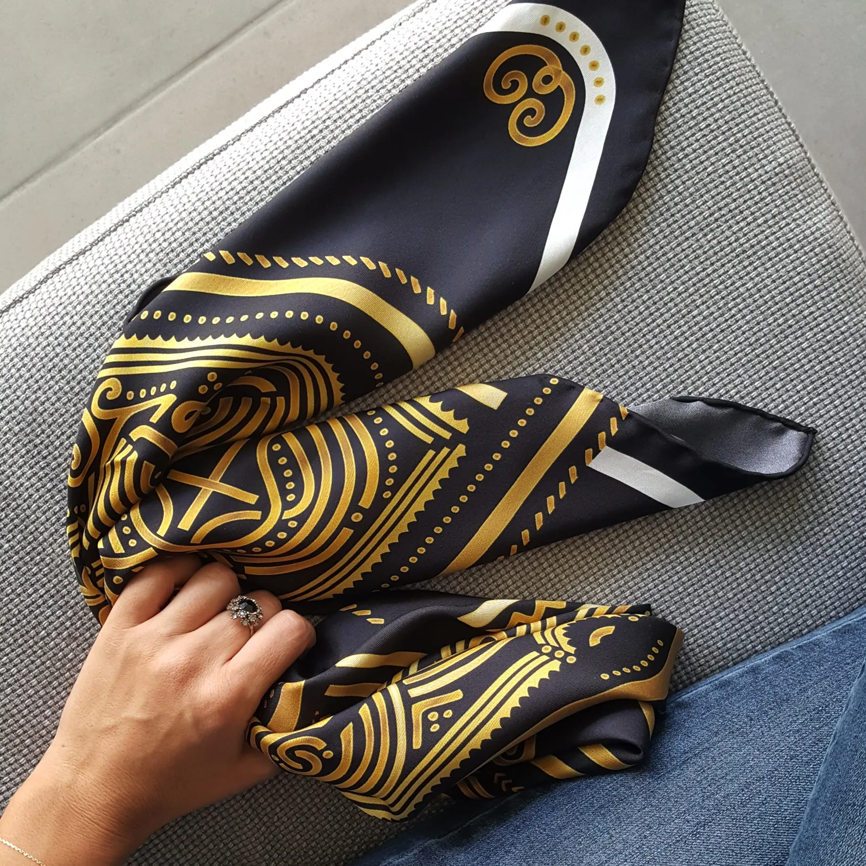 Evzonas | Silk Scarf 90