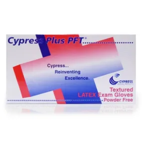 Exam Glove Cypress Plus® PFT X-Small NonSterile Latex Standard Cuff Length Fully Textured Ivory Not Rated - McKesson Brand Mfr# 23-90