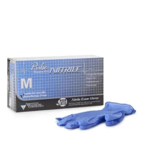 Exam Glove Pulse® Nitrile Medium NonSterile Nitrile Standard Cuff Length Textured Fingertips Aqua Blue Chemo Tested - Innovative Healthcare Corp  Mfr# 177202