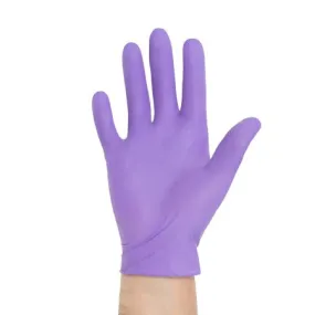 Exam Glove Purple Nitrile-Xtra™ Small NonSterile Nitrile Extended Cuff Length Textured Fingertips Purple Chemo Tested - O&M Halyard Inc  Mfr# 50601