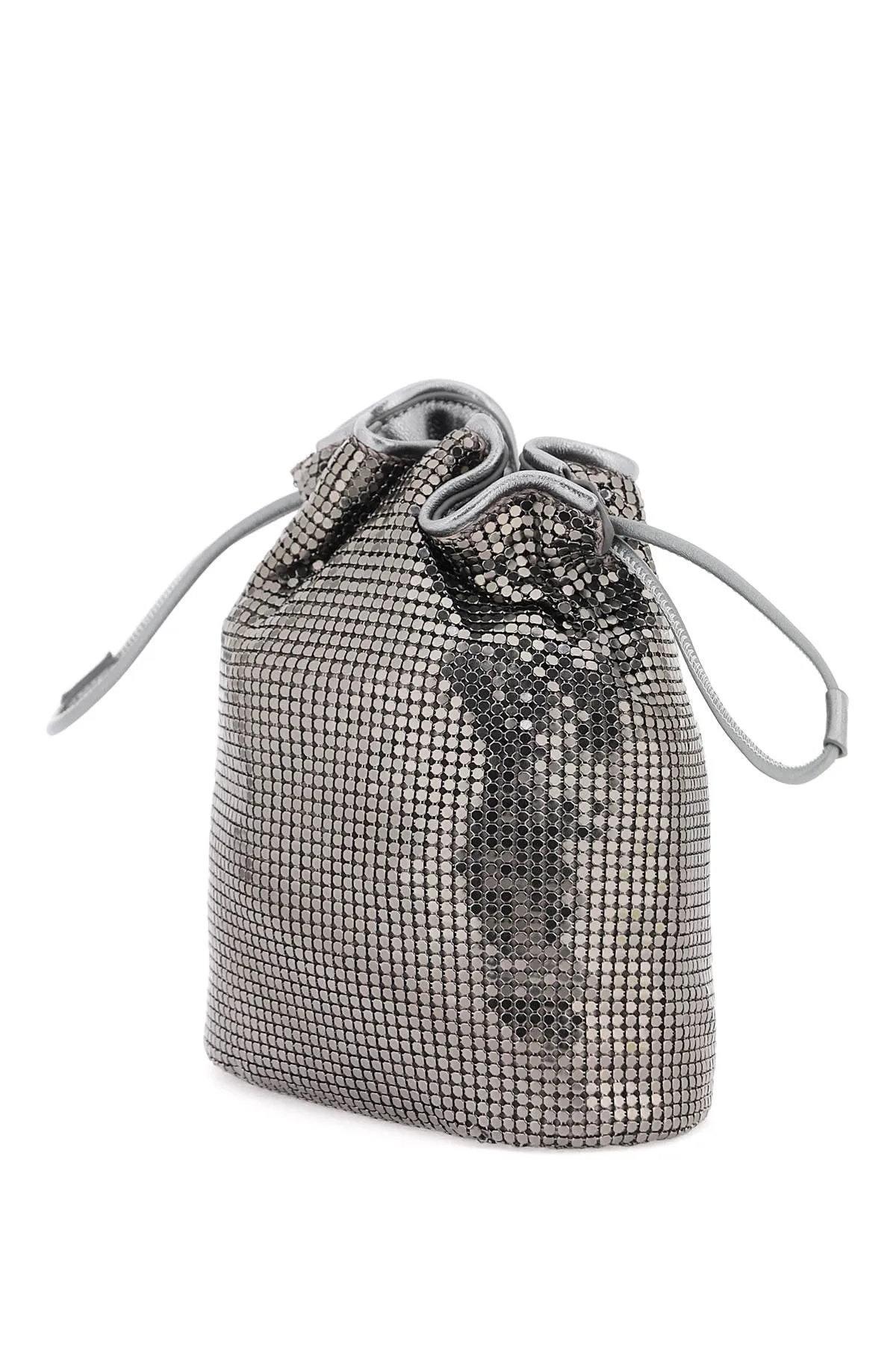 eyes mesh drawstring pouch