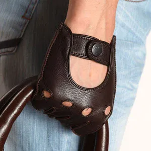 Fasionable Men's Half Finger Gloves