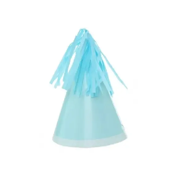 Five Star Pastel Blue Party Hats - 10 Pkt