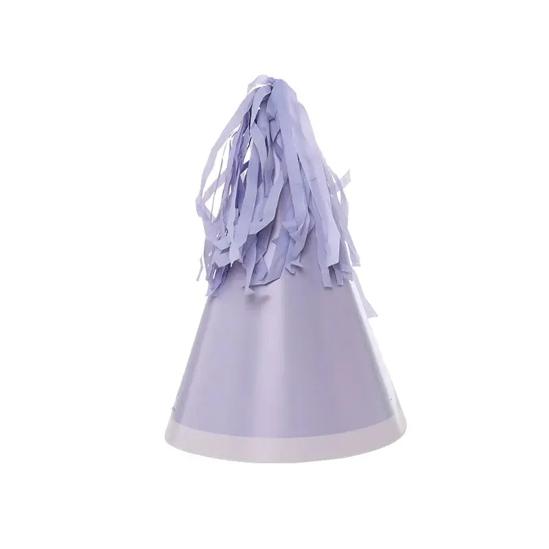 Five Star Pastel Lilac Party Hats - 10 Pkt