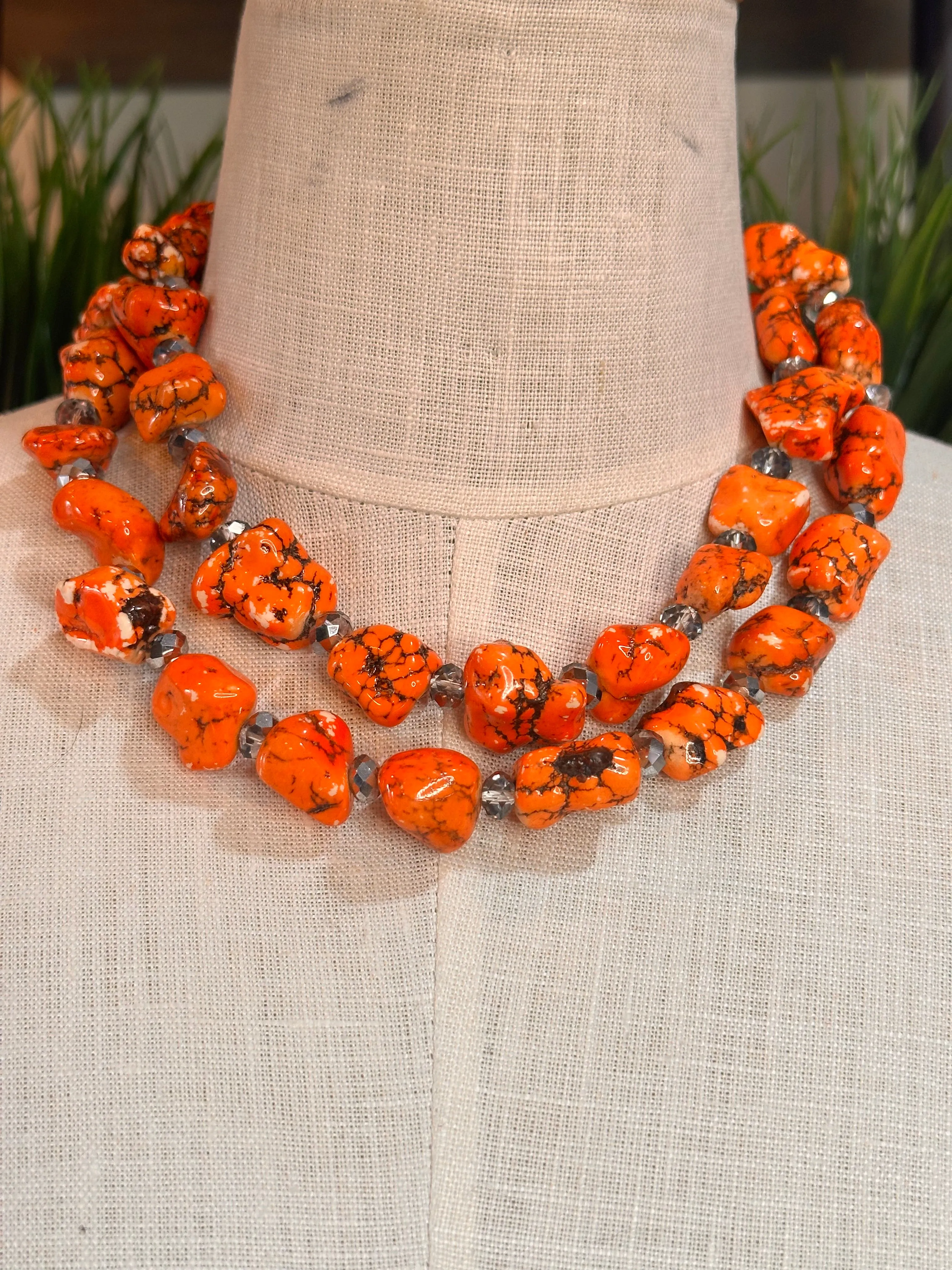 Flintstones rock necklaces