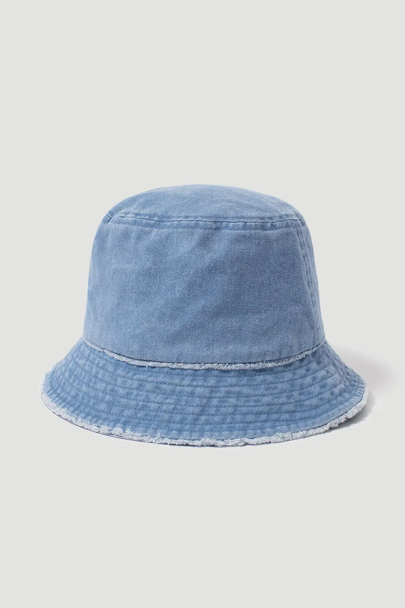 FWBU456 - Distressed cotton bucket hat