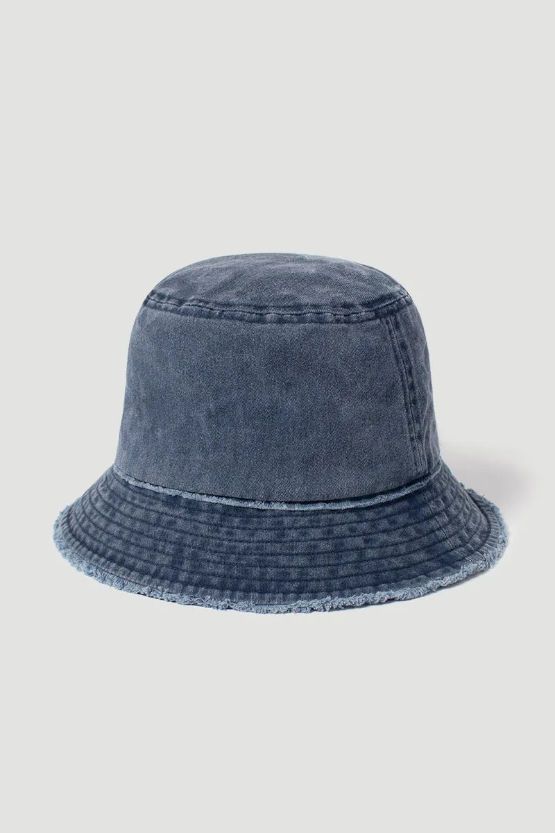 FWBU456 - Distressed cotton bucket hat