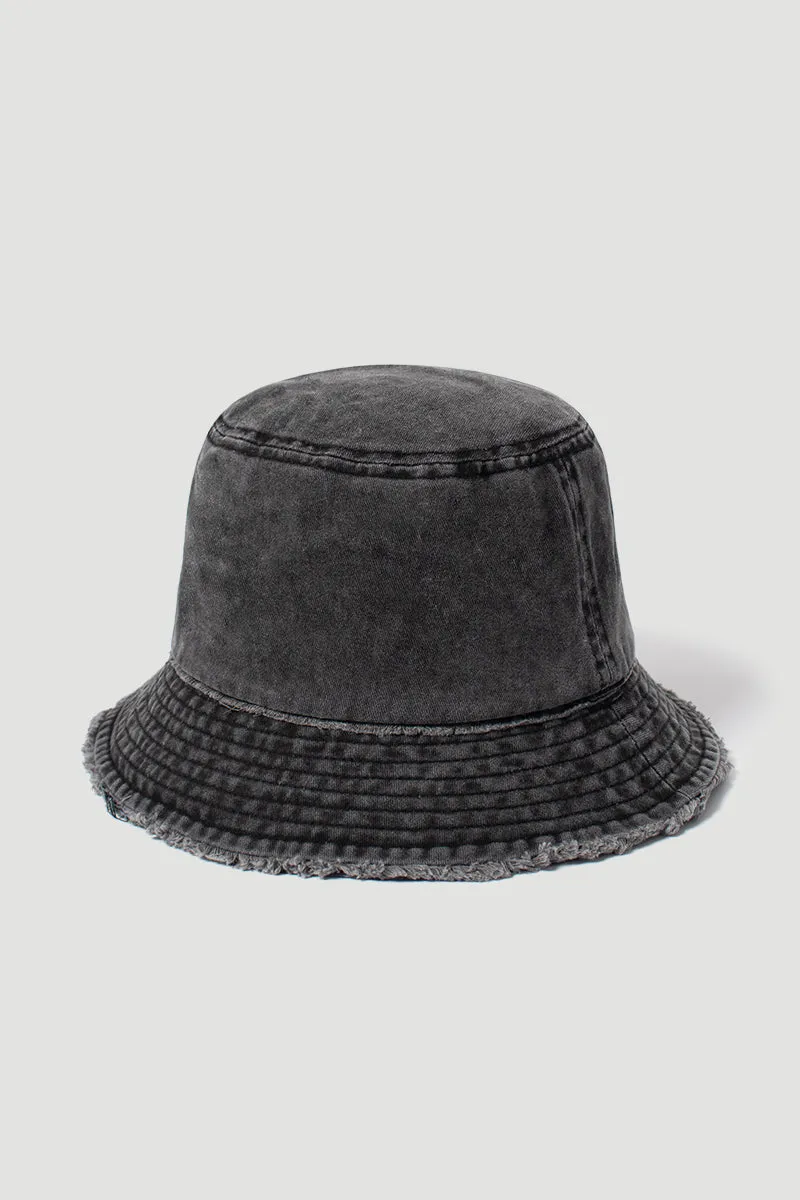 FWBU456 - Distressed cotton bucket hat