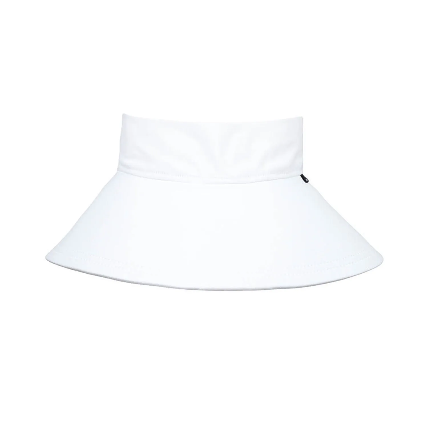 Hat Wide Brimmed Swim Visor - White