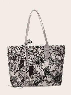 Large Capacity Canvas Tote Bag