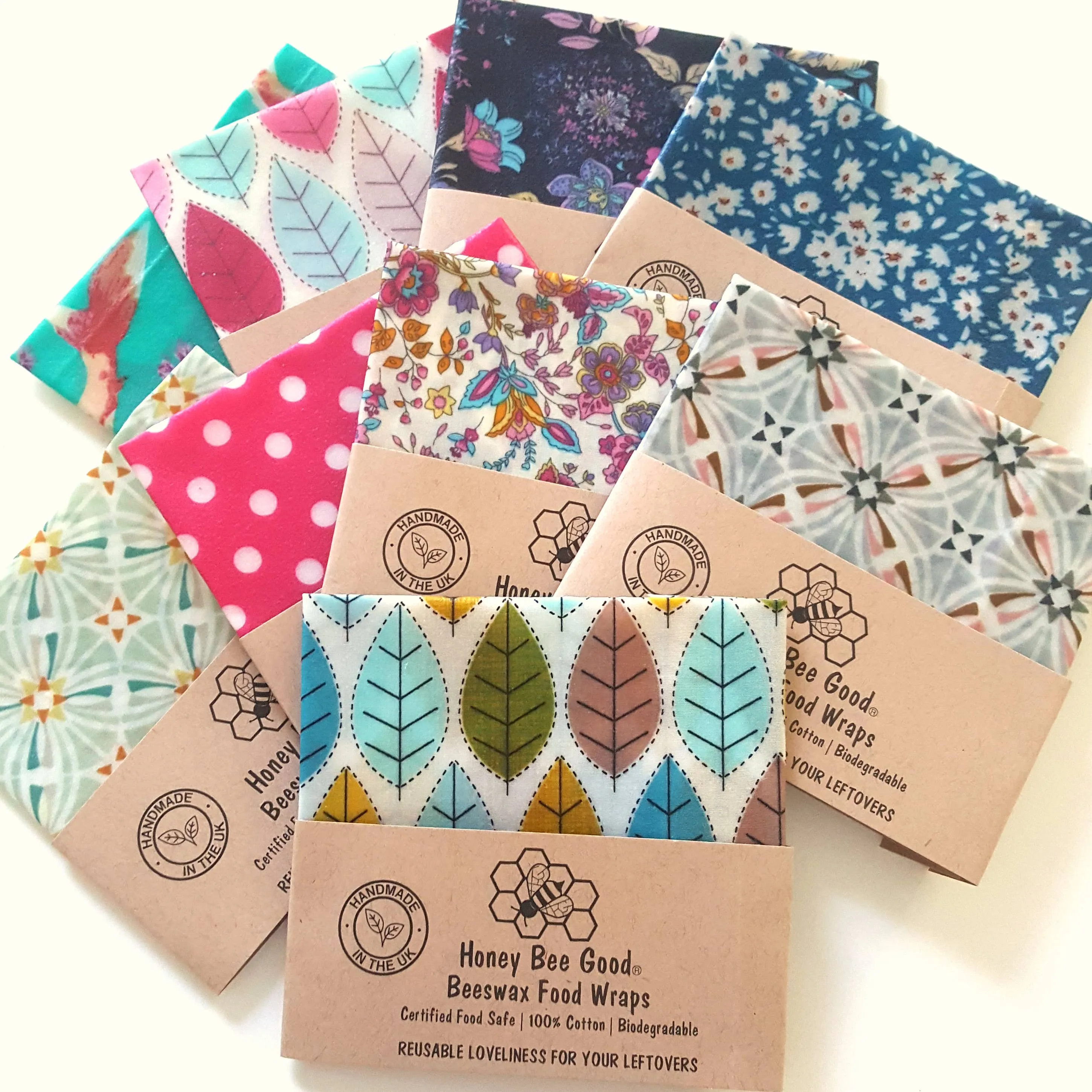 Medium Bargain Handmade Beeswax Food Wraps