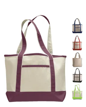 Medium Heavy Canvas Deluxe Tote Bag - (CLOSEOUT)