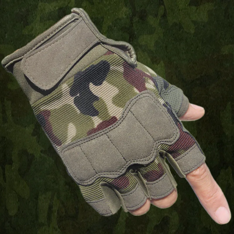 Men's/Women's Fingerless Tactical Gloves