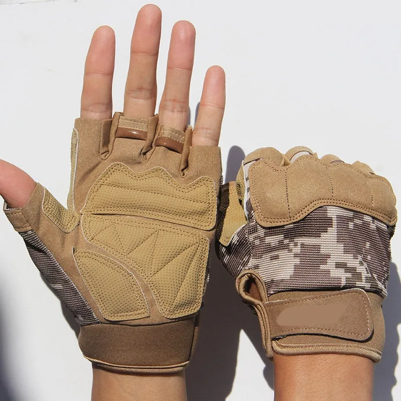 Men's/Women's Fingerless Tactical Gloves