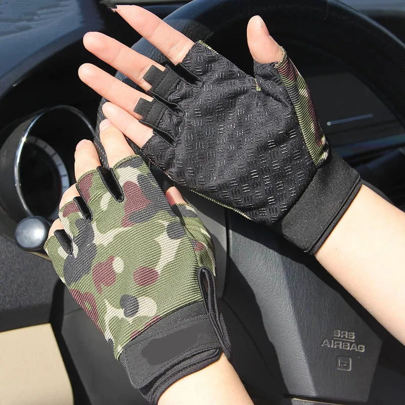 Men's/Women's Fingerless Tactical Gloves