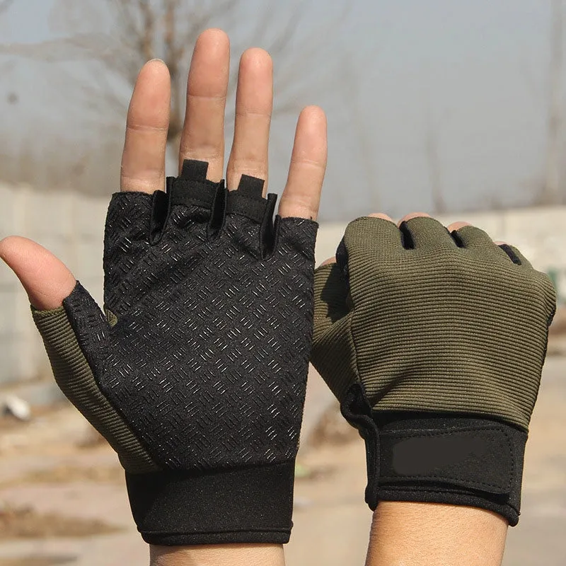 Men's/Women's Fingerless Tactical Gloves