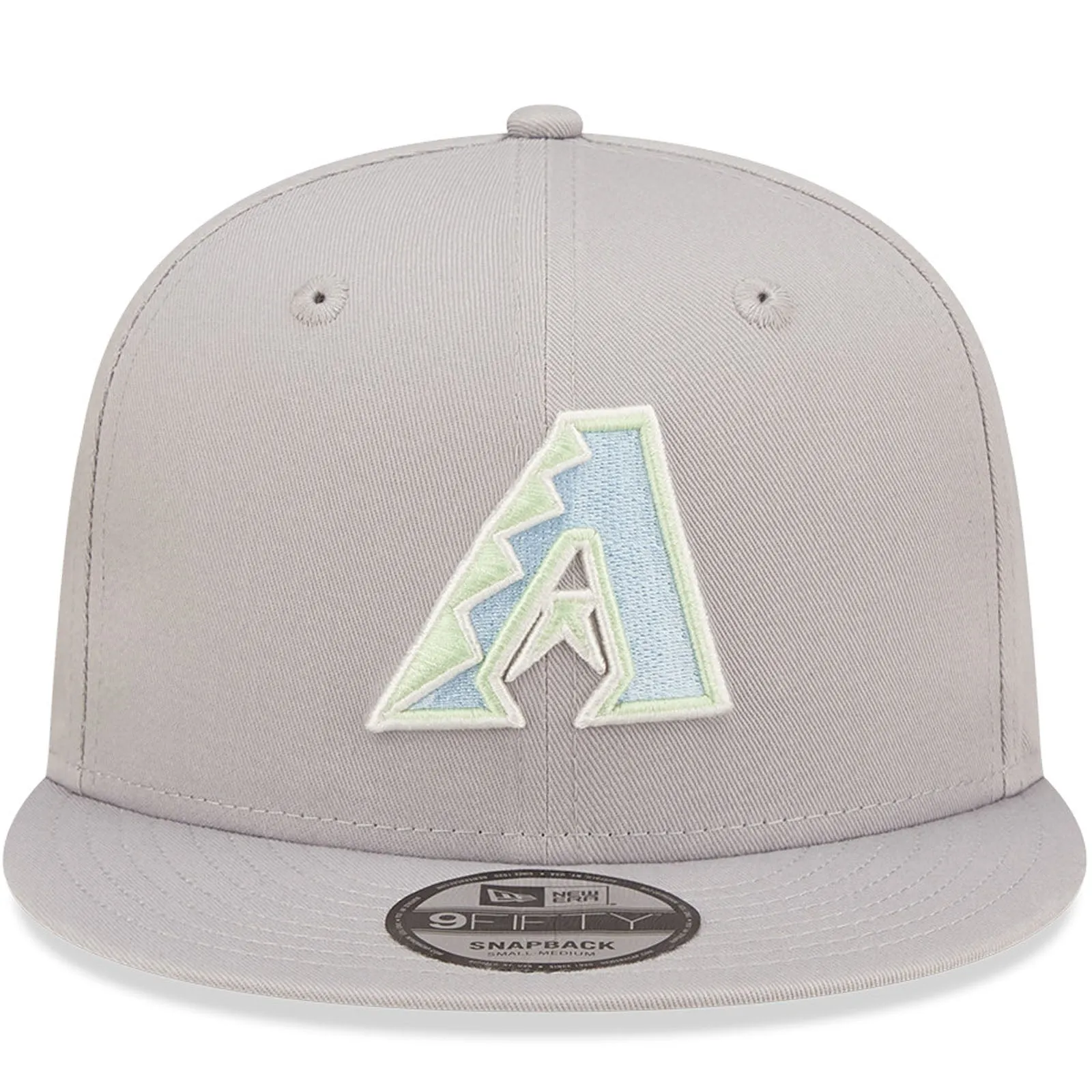 New Era Arizona Dimondbacks Pastel Patch 9FIFTY Snapback Cap - Grey