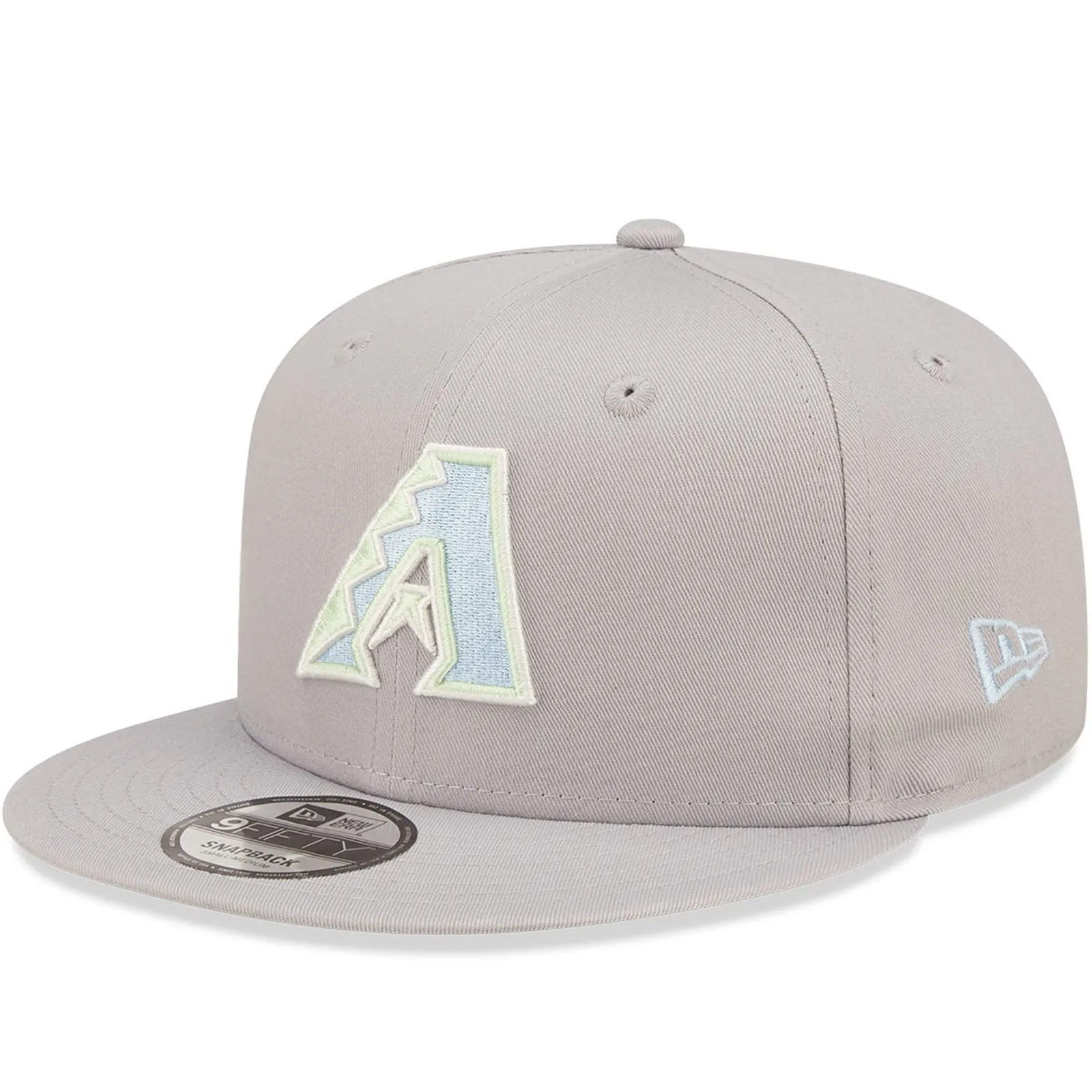 New Era Arizona Dimondbacks Pastel Patch 9FIFTY Snapback Cap - Grey