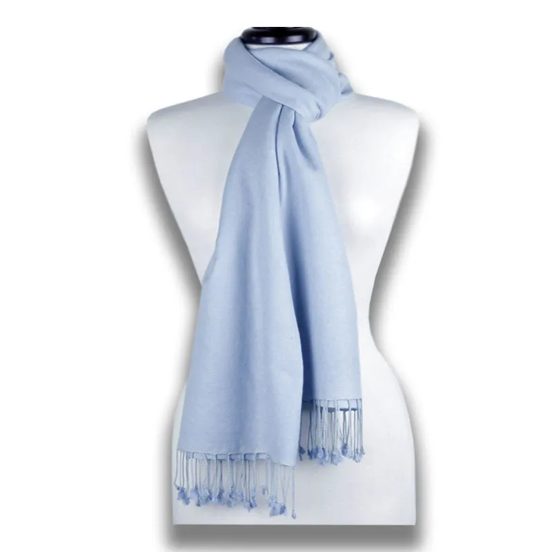 PASHMINA SCARF - Azure - 78x28"