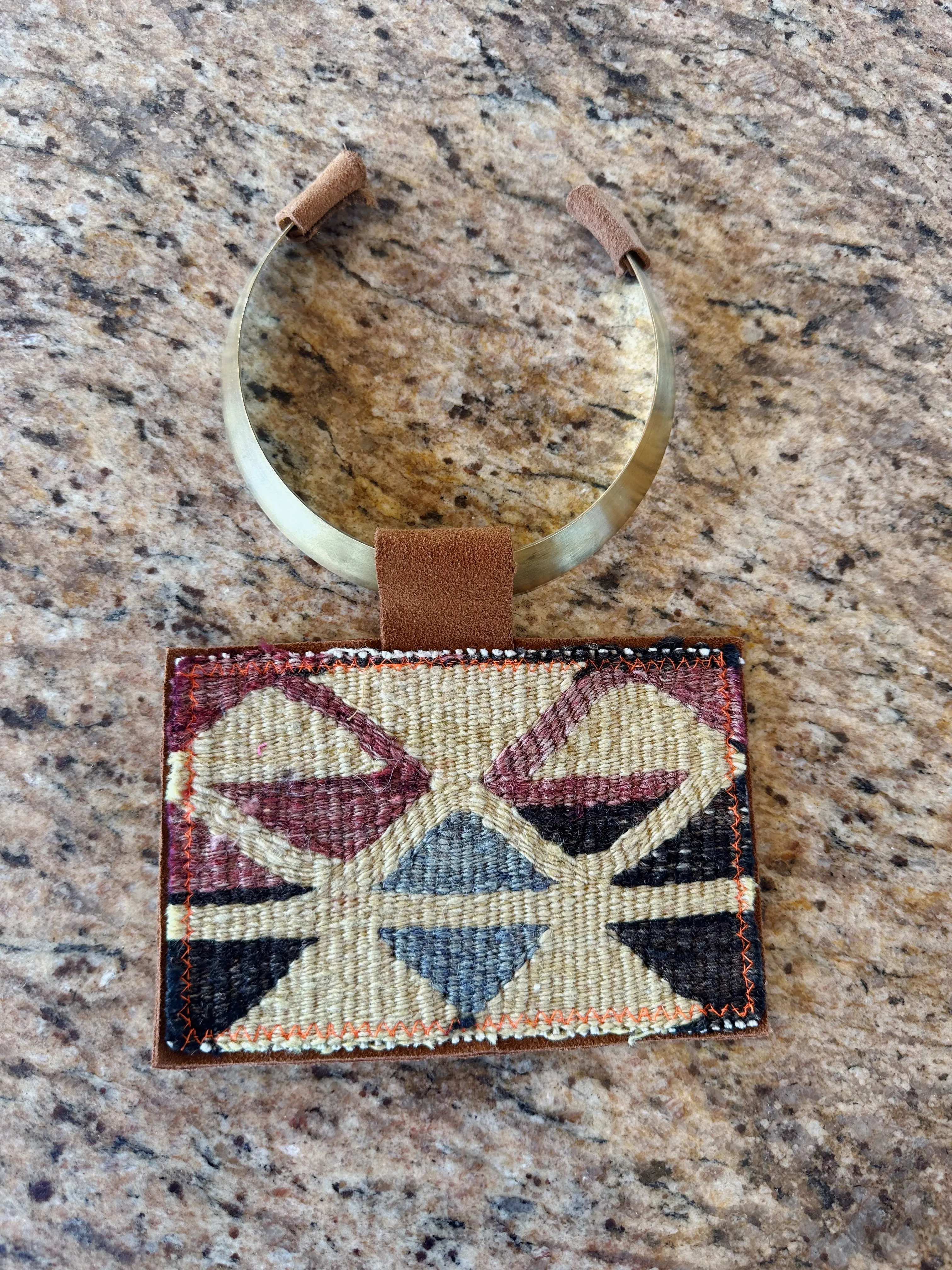 Patchwork Pendant Necklace - Chunky