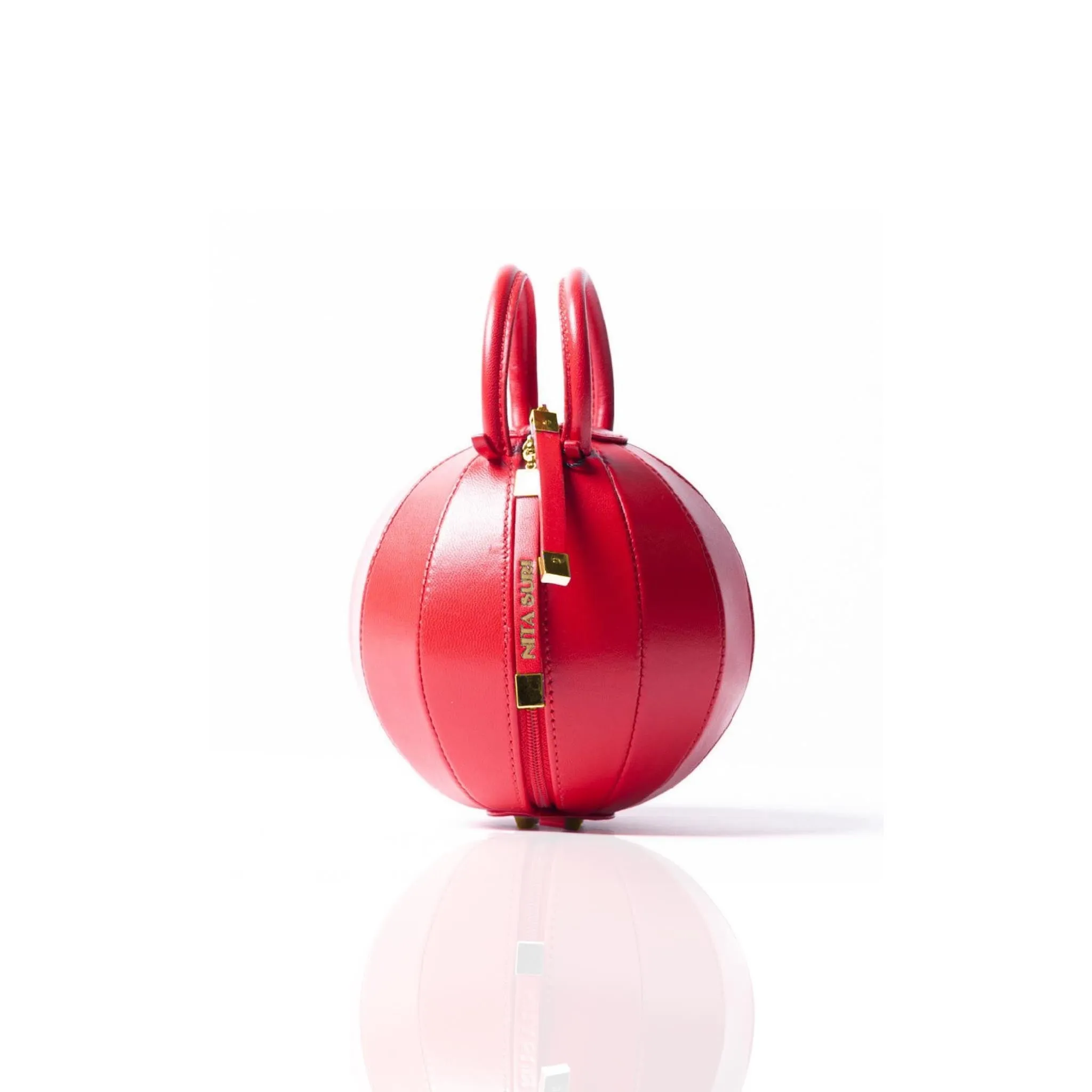 PILO Iconic Red Leather Mini Bag