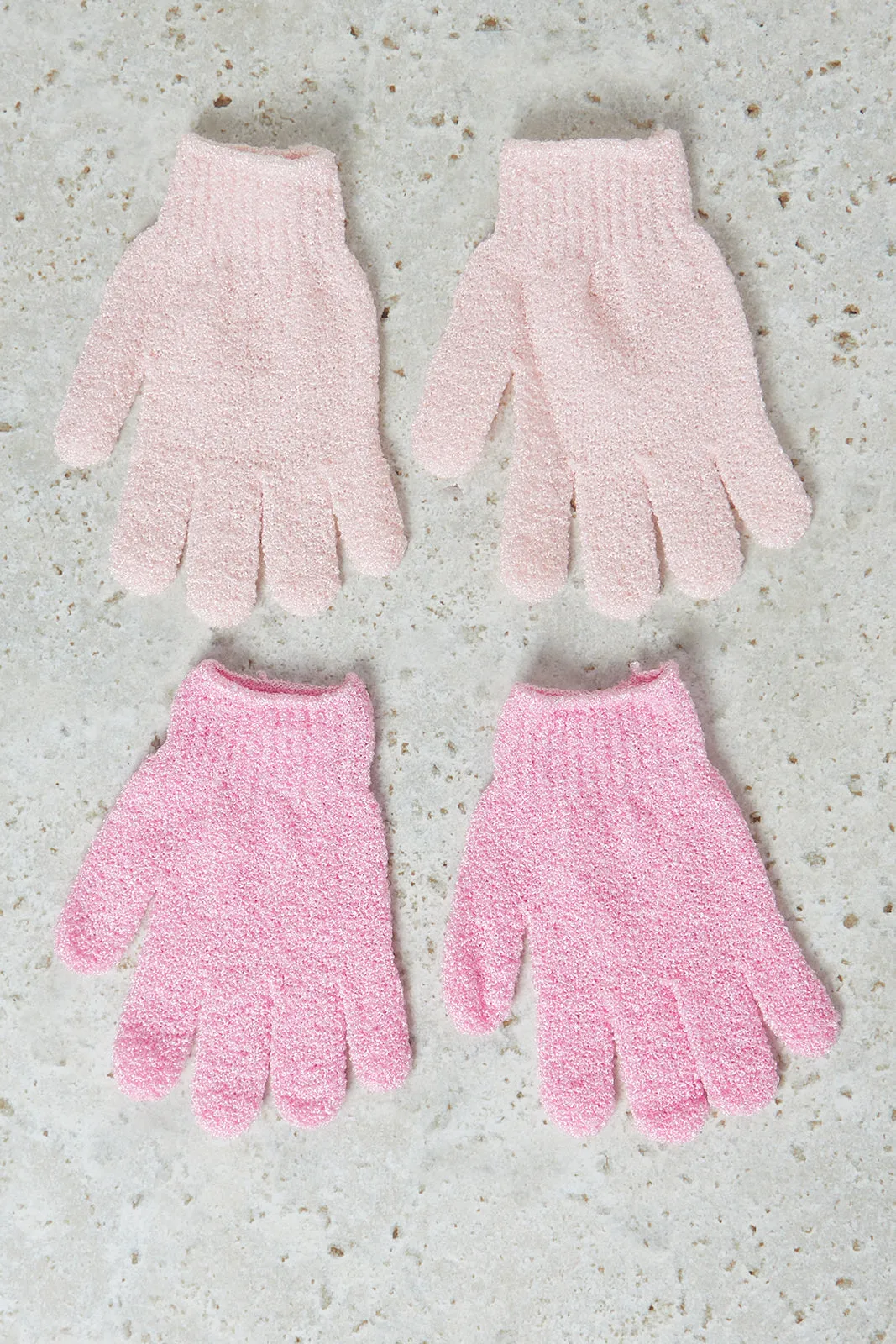 Pink Shower Gloves (2 Pairs)