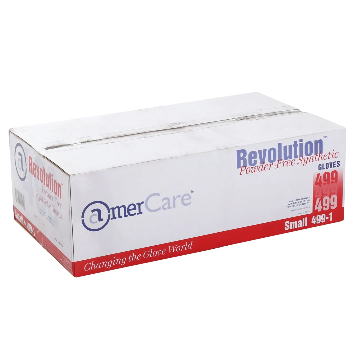 Revolution Powder Free Food Service Gloves, Case of 1,000