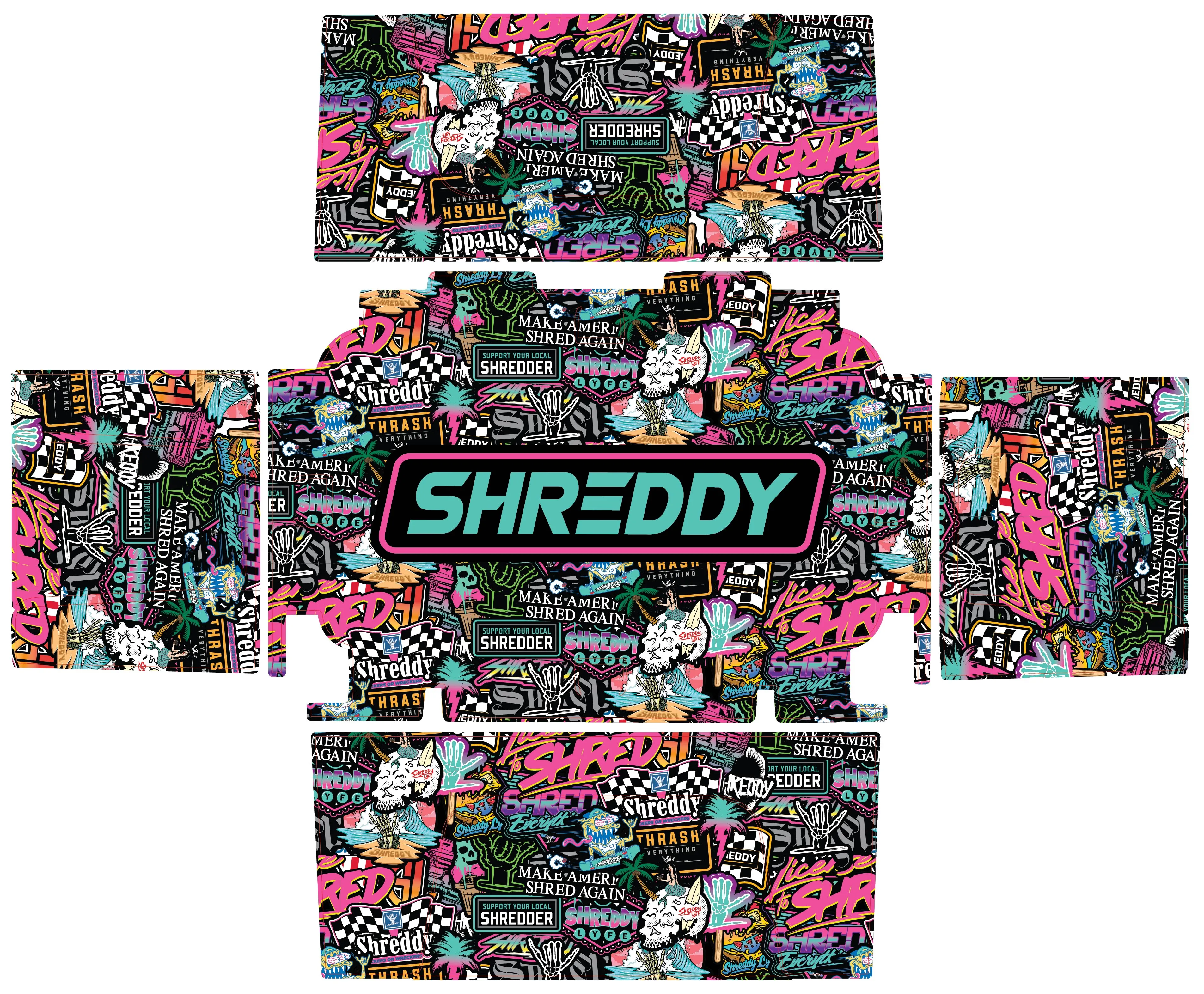 Shreddy Yeti Mash Cooler Wrap